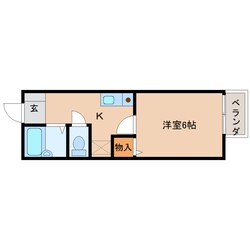 五条駅 徒歩10分 2階の物件間取画像